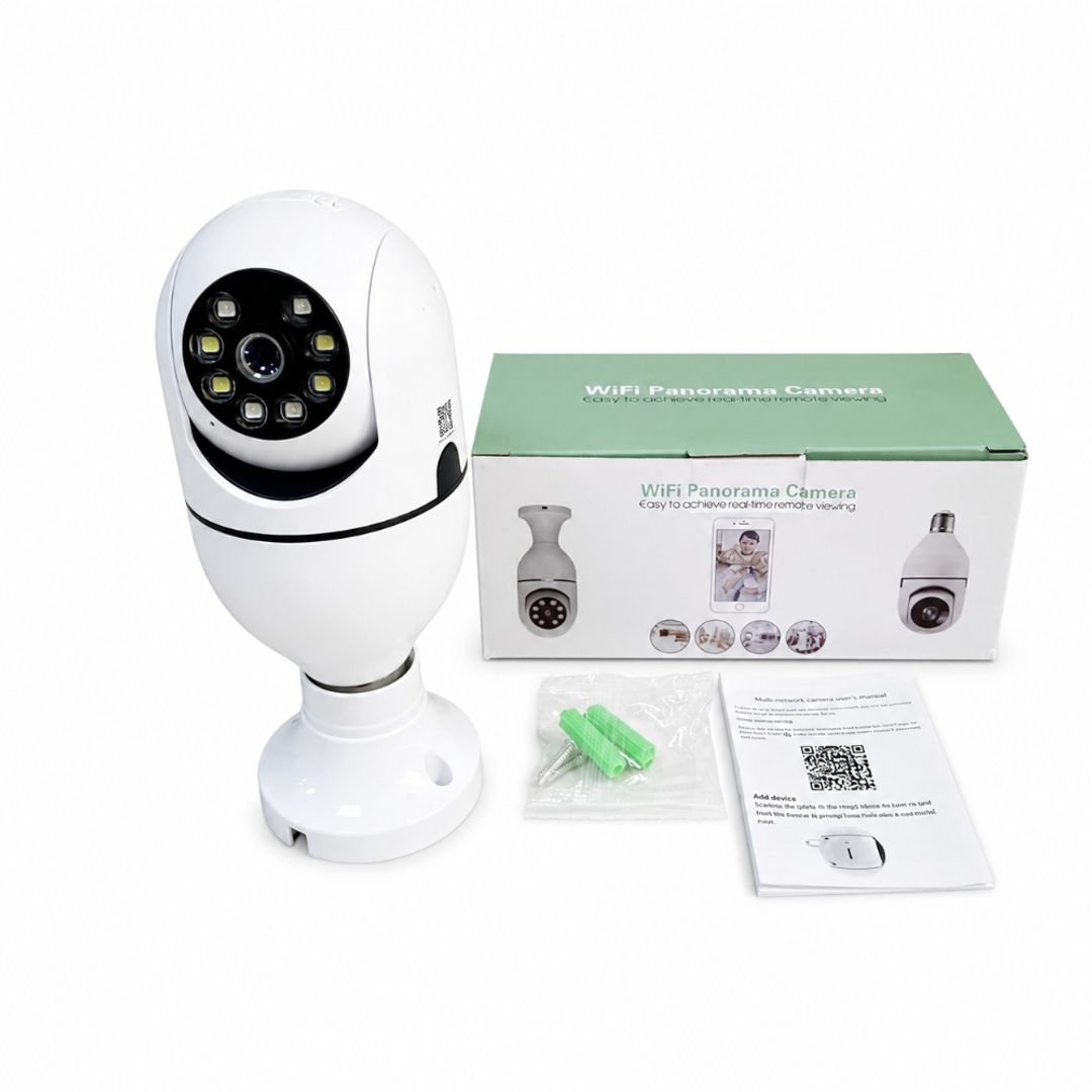 X2 CAMARA IP TIPO BOMBILLO WIFI V360 PRO PANORAMA