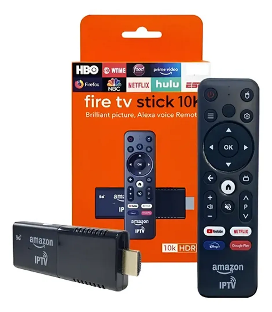 FIRE TV STICK 10K AMAZON CONTROL DE VOZ 2x16 RAM CONVERTIDOR SMART TV