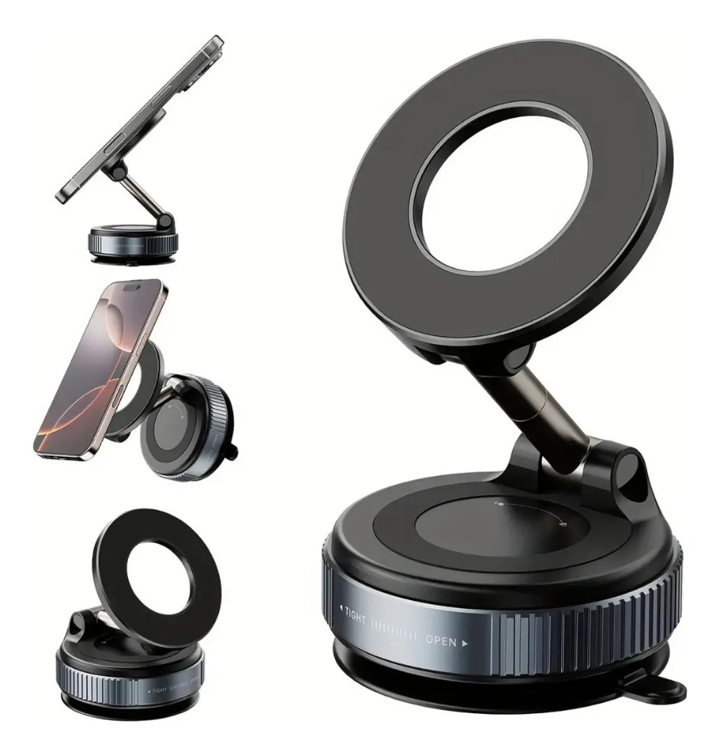 SOPORTE MAGNETICO DE TELEFONO VACUMM SUCTION