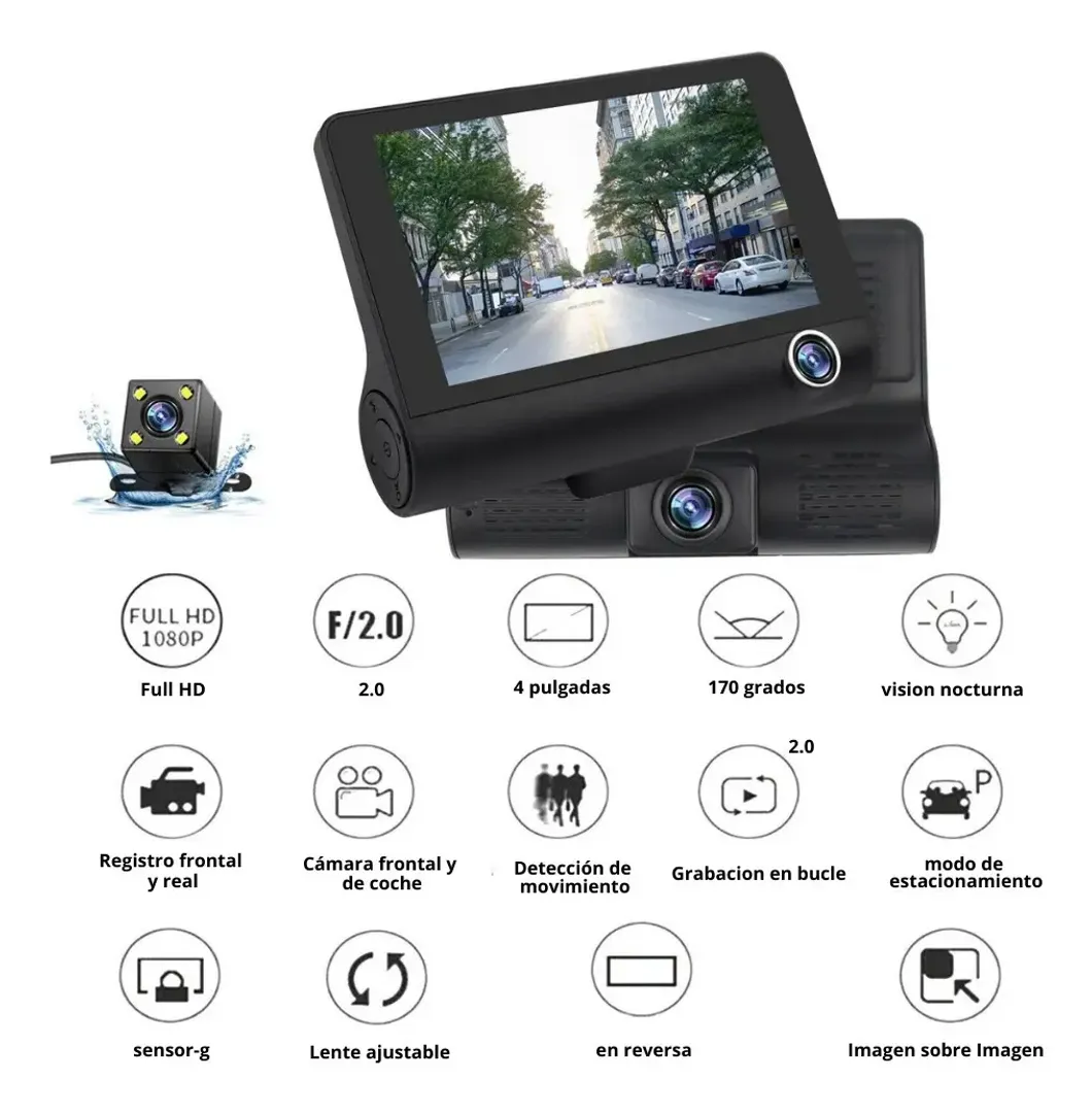 VIDEO CAMARA CARDVR FULL HD PARA CARRO