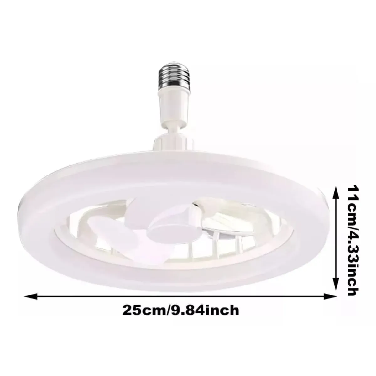 BOMBILLO VENTILADOR LED 2 EN 1 CON CONTROL REMOTO
