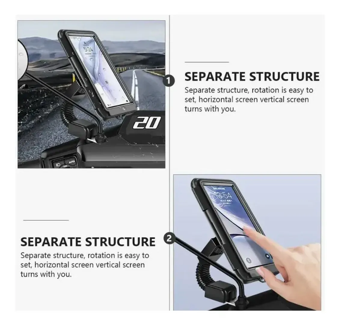 HOLDER SOPORTE DE CELULAR PARA MOTO