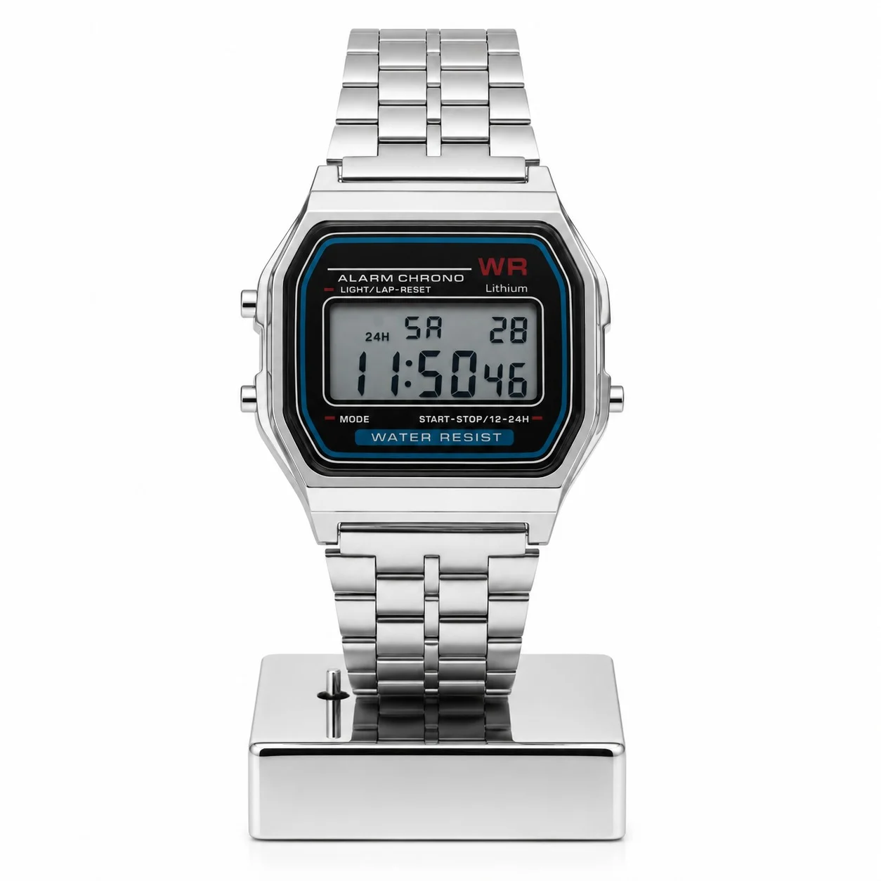 RELOJ CASIO ESTILO PLATA ECONOMICO